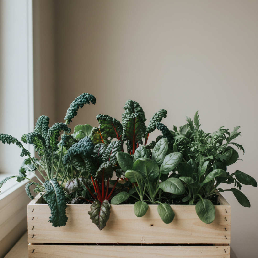 Kit de semillas de hojas nutritivas