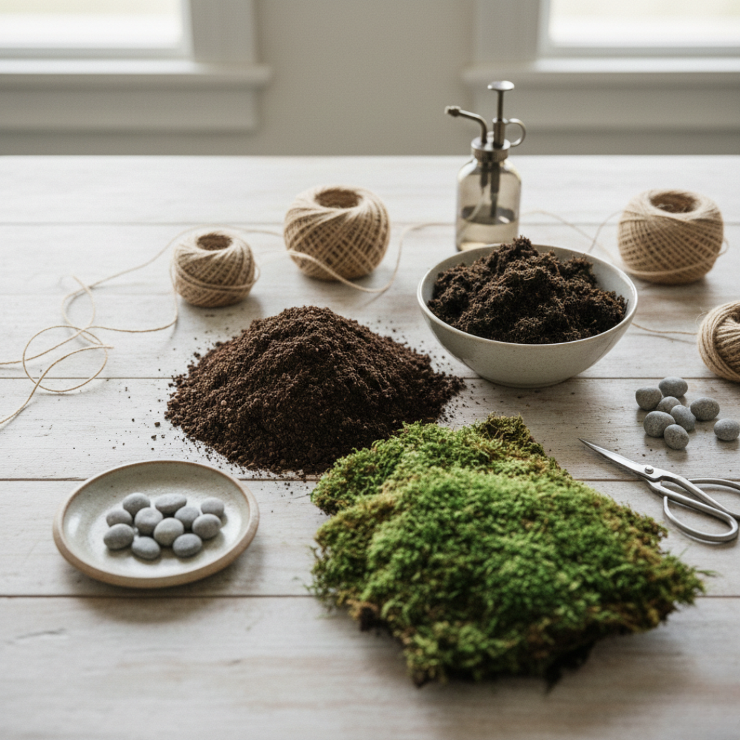 Kit completo Kokedama Zen